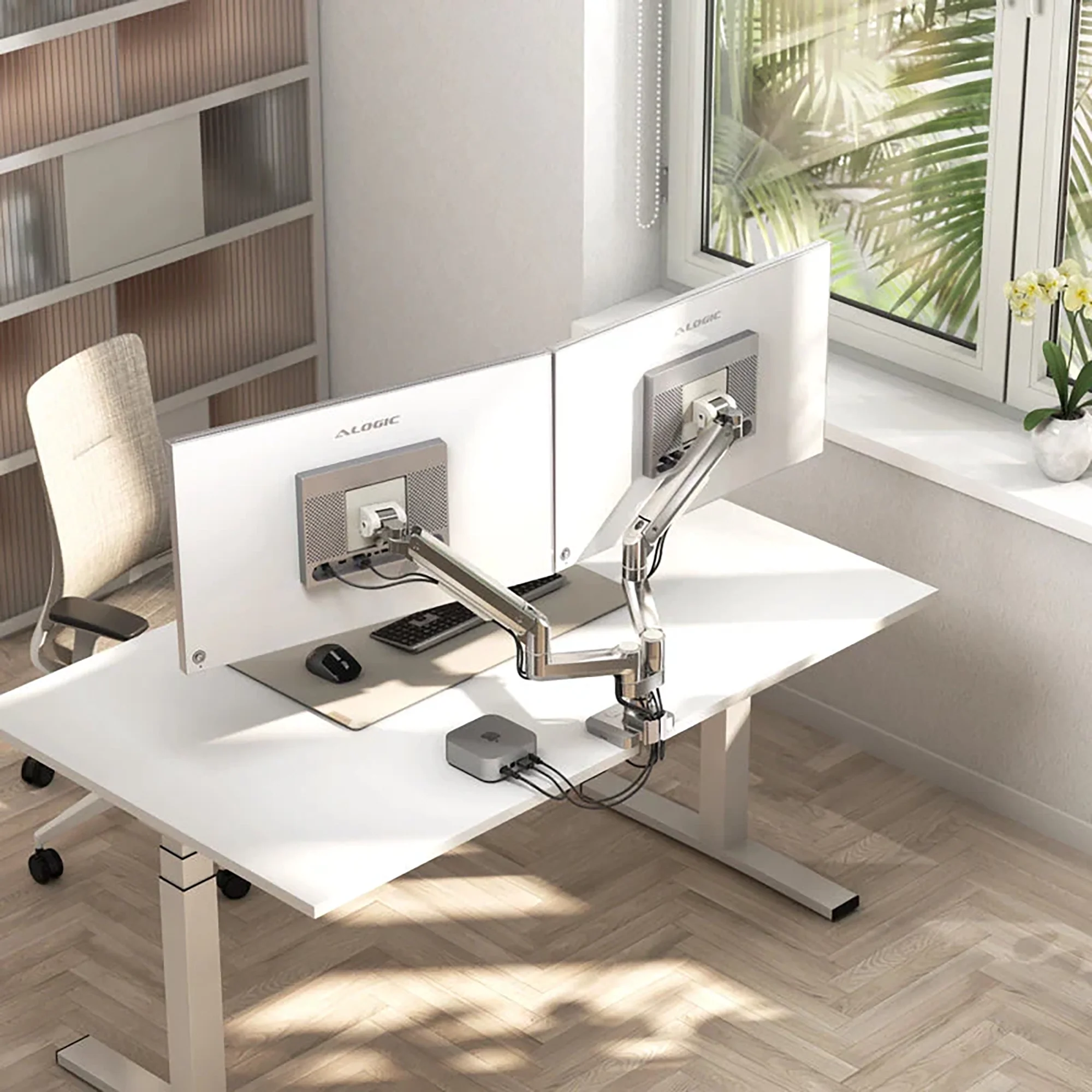 Alogic Flux flexible dual monitor arms - Image 2