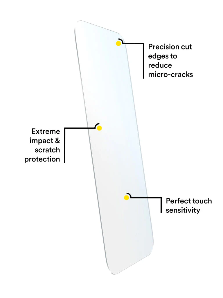 BodyGuardz Pure 3 EyeGuard screen protector iPhone 15/15 Pro & iPhone 16 - Image 4