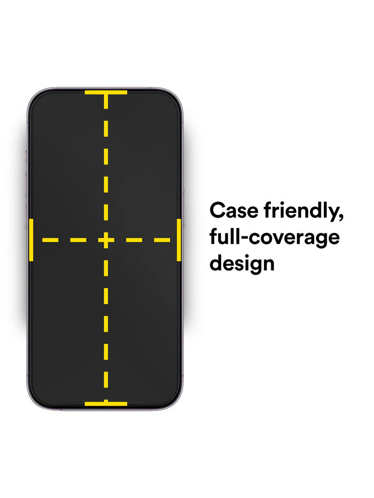 BodyGuardz Pure 3 Privacy screen protector iPhone 15 Plus/15 Pro Max & iPhone 16 Plus - Image 3