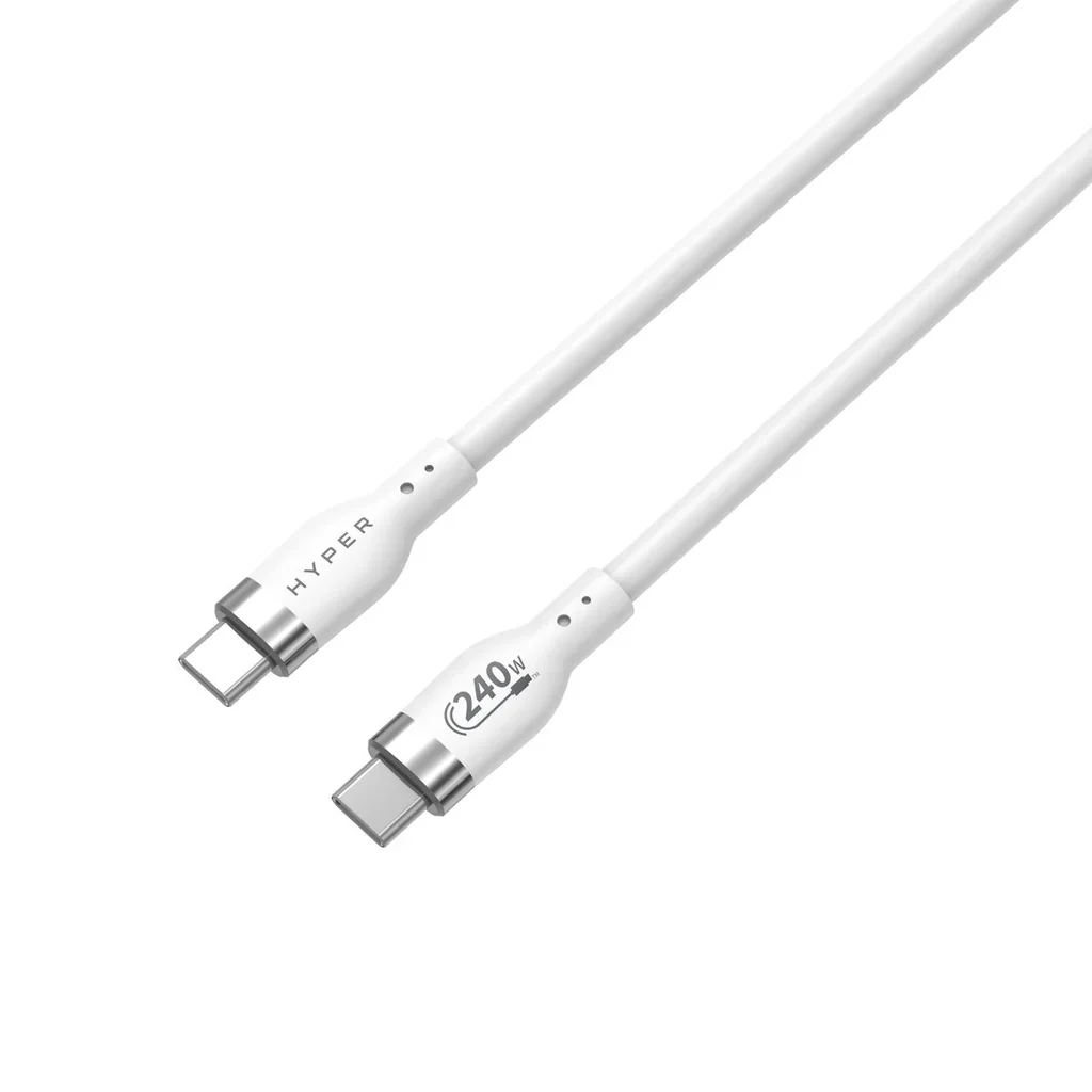 Hyper HyperJuice silicone USB-C to USB-C cable (2m/240W) - Image 2