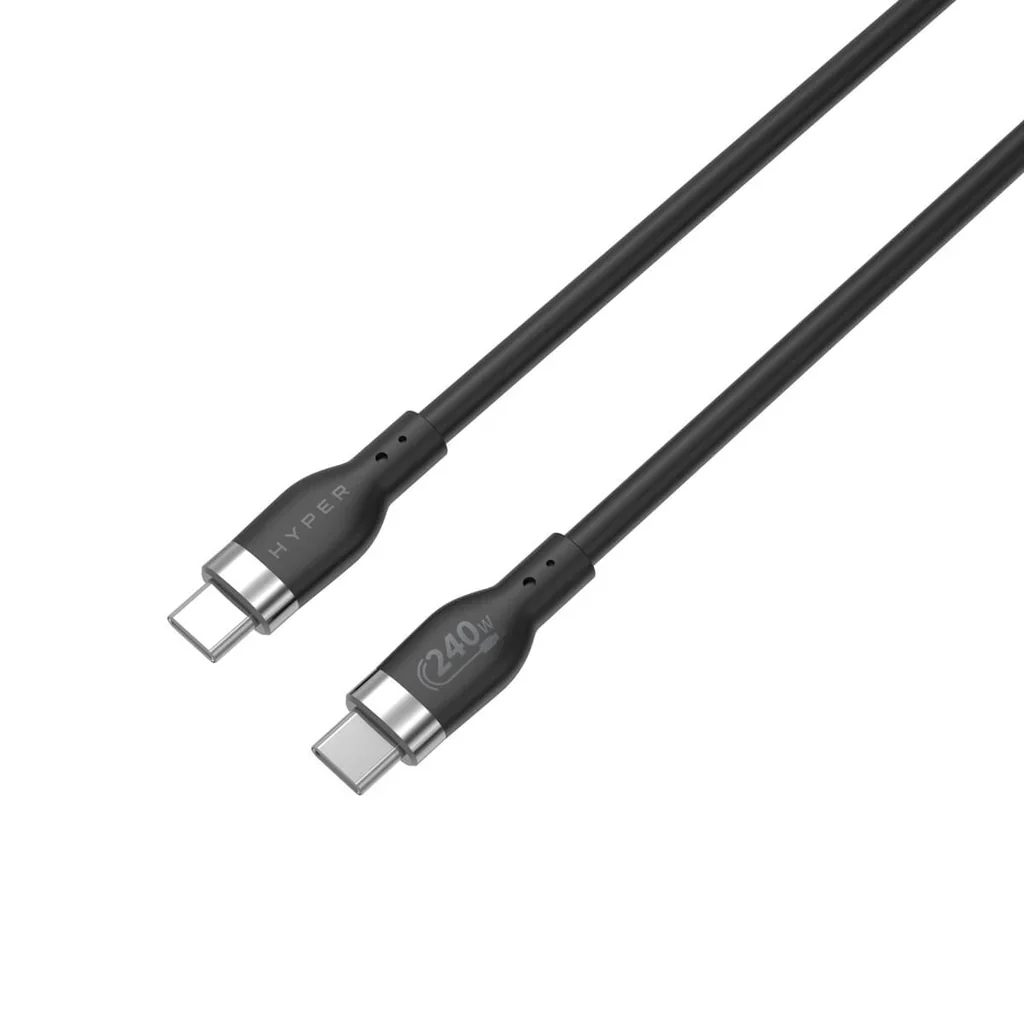 Hyper HyperJuice silicone USB-C to USB-C cable (2m/240W) - Image 4