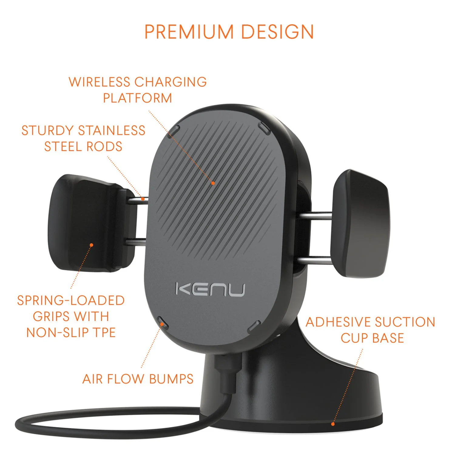 Kenu Airbase Wireless iPhone car mount - Image 3