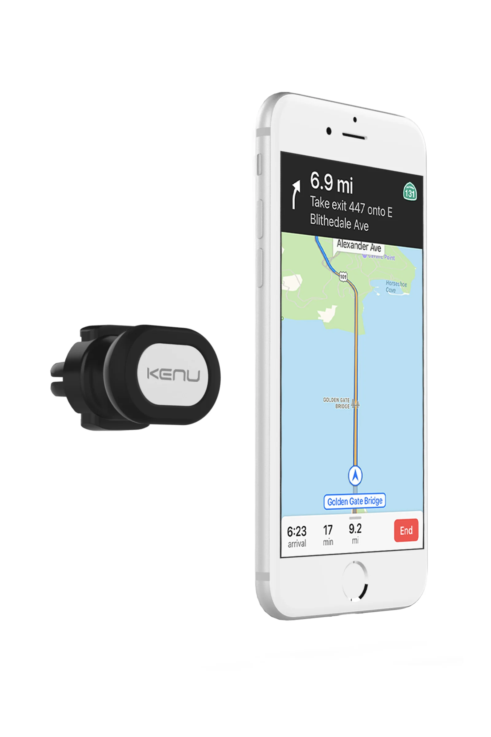 Kenu Airframe Magnetic iPhone car vent mount - Image 4