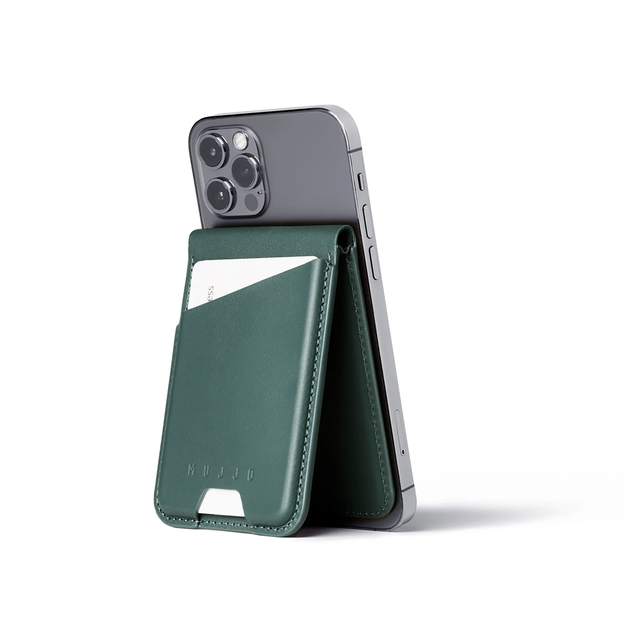 Mujjo Magsafe leather card wallet stand - Image 6