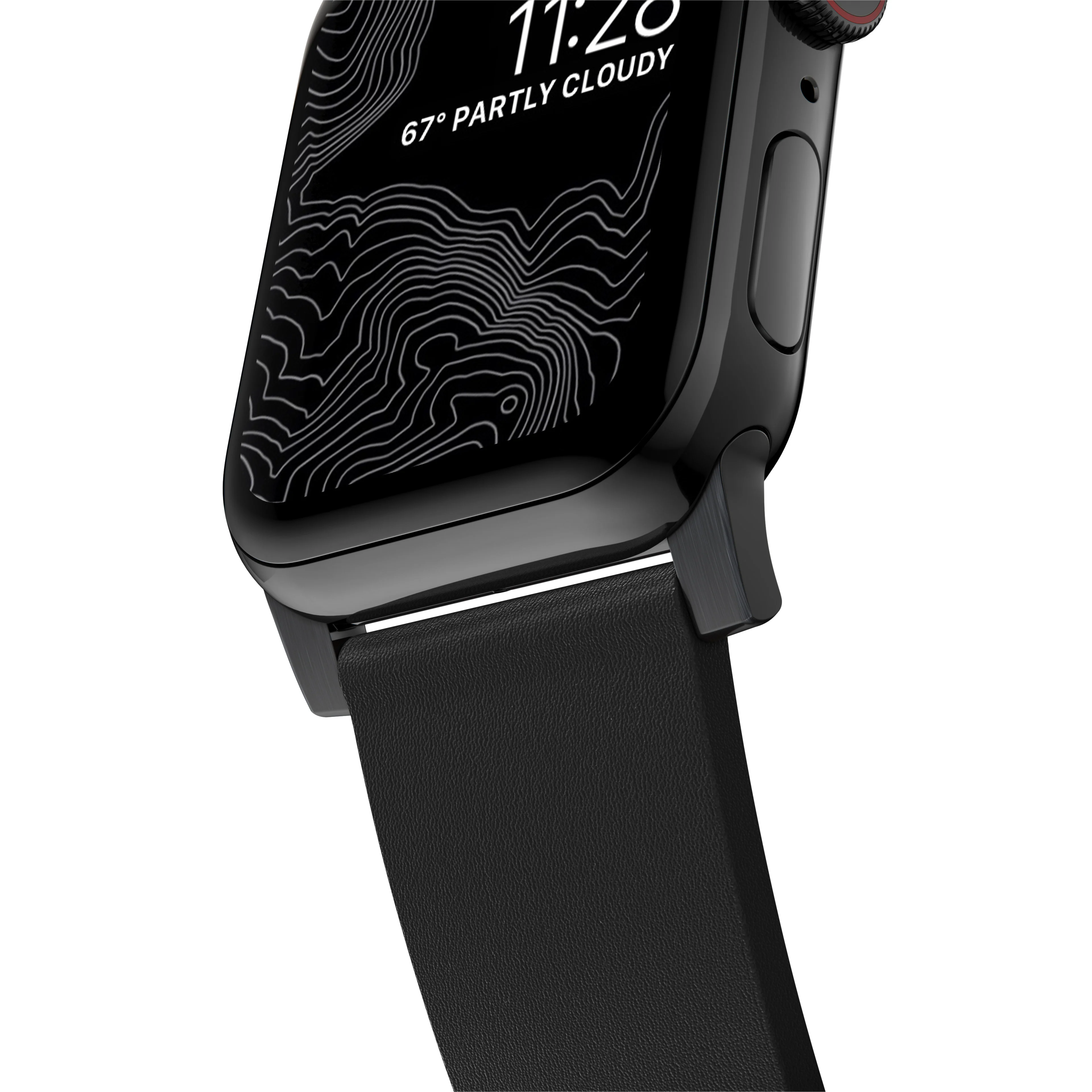 Nomad Active Pro leather band pro black / black hardware (45-49mm) - Image 3