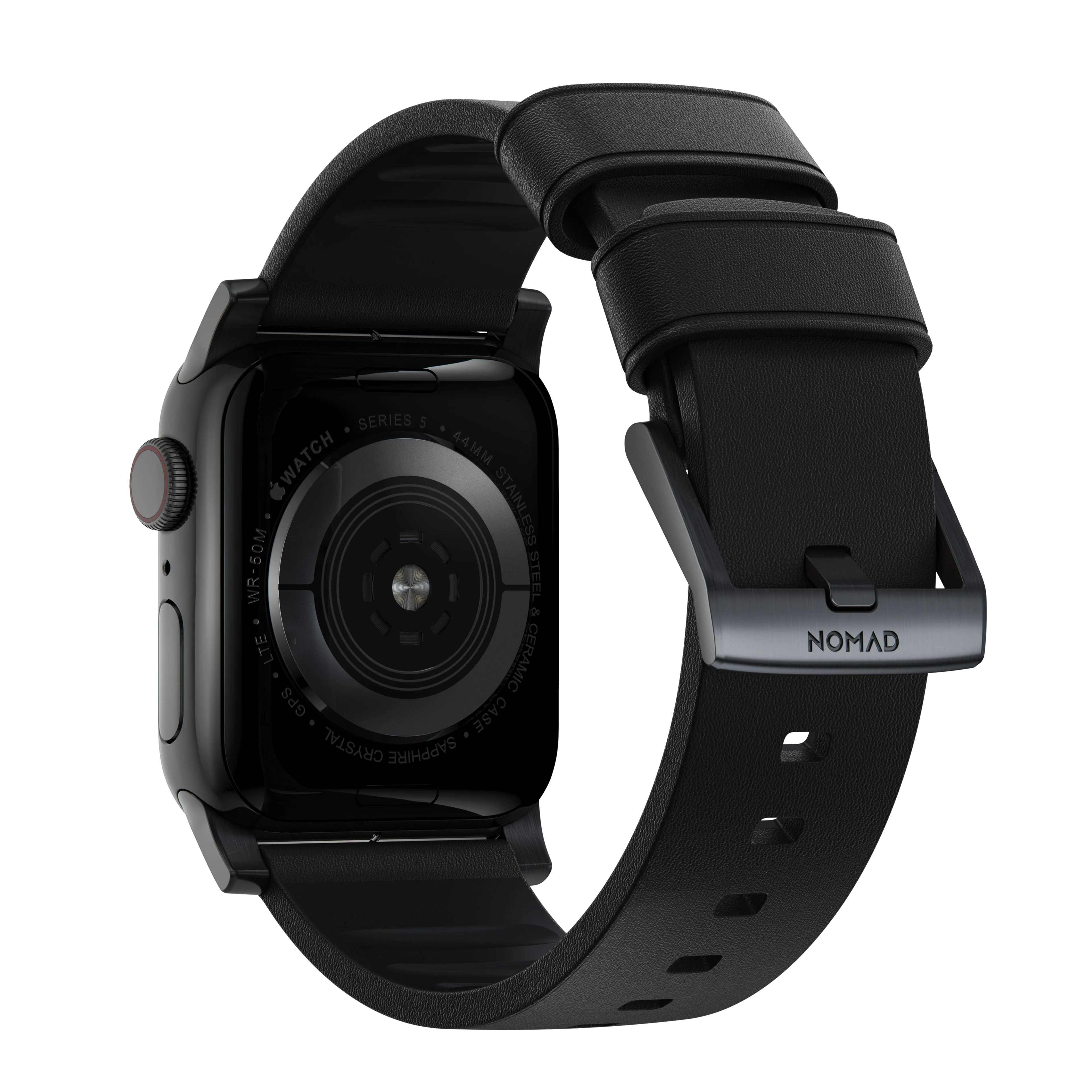 Nomad Active Pro leather band pro black / black hardware (45-49mm) - Image 5