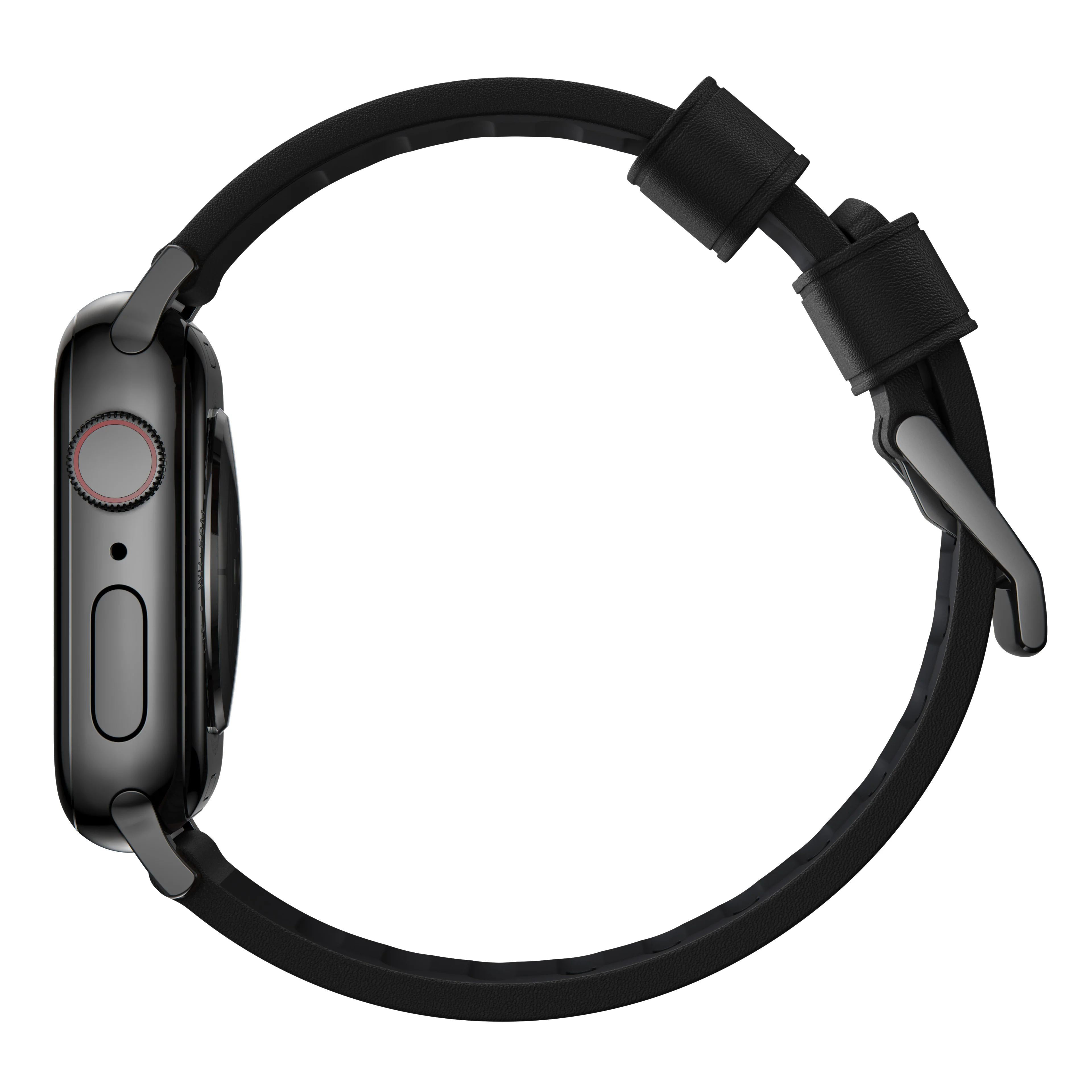 Nomad Active Pro leather band pro black / black hardware (45-49mm) - Image 6