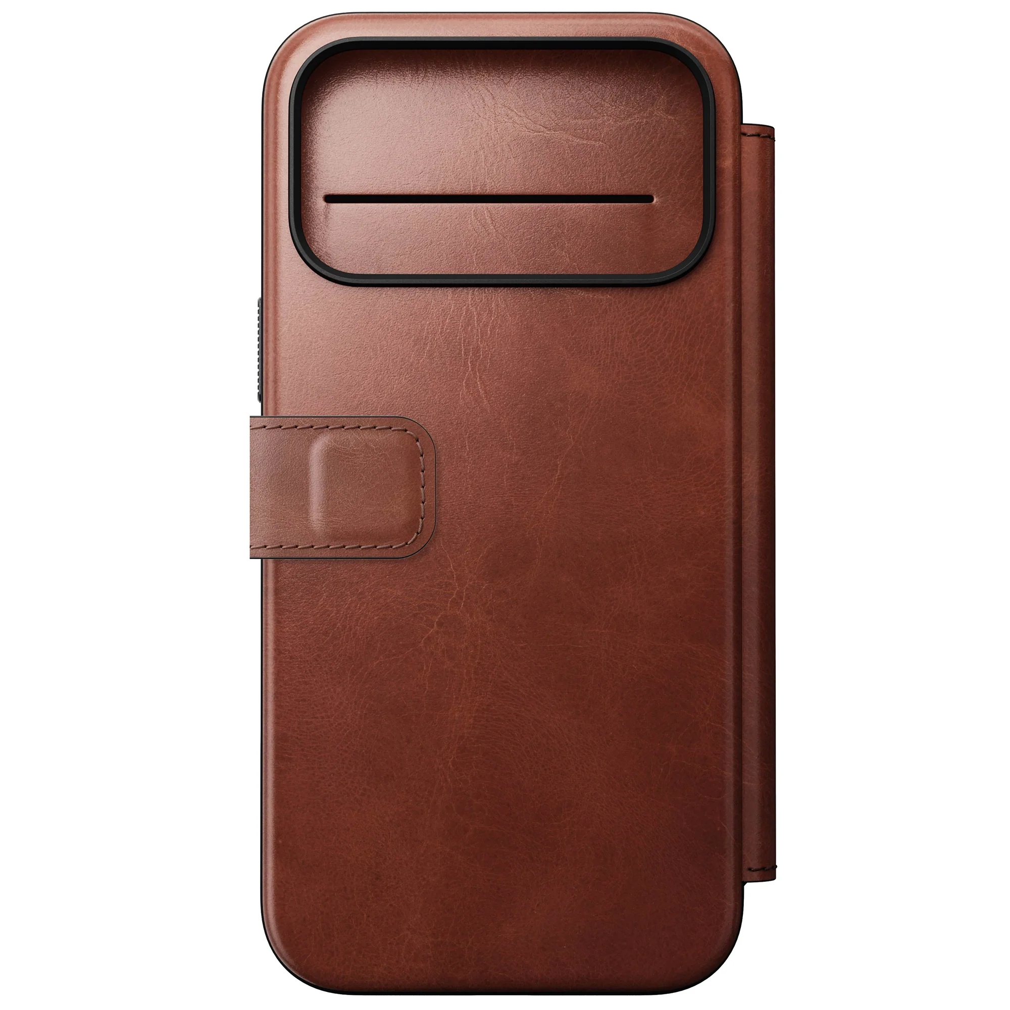 Nomad Horween leather folio iPhone 17 Pro Max