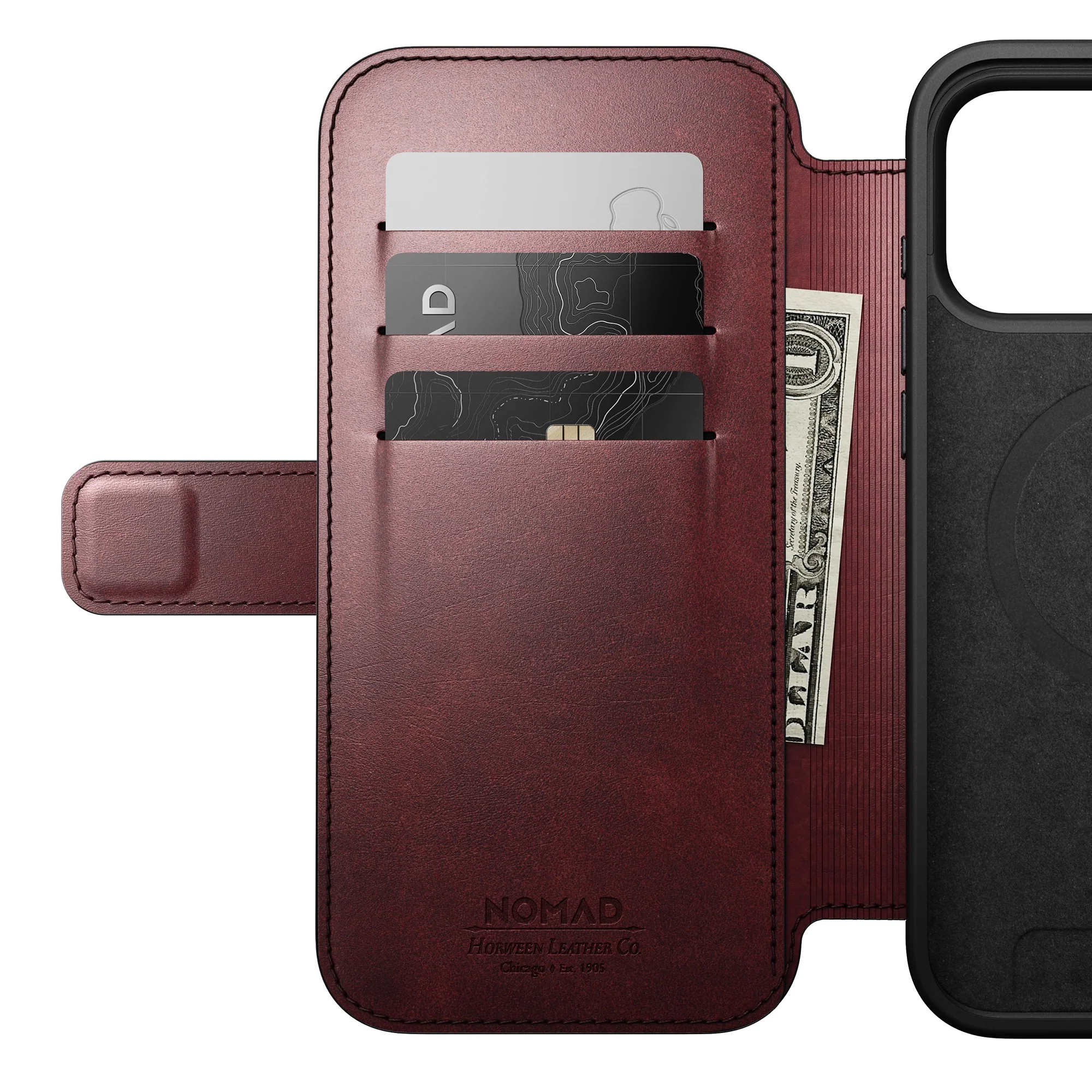 Nomad Horween leather folio iPhone 17 Pro Max - Image 29
