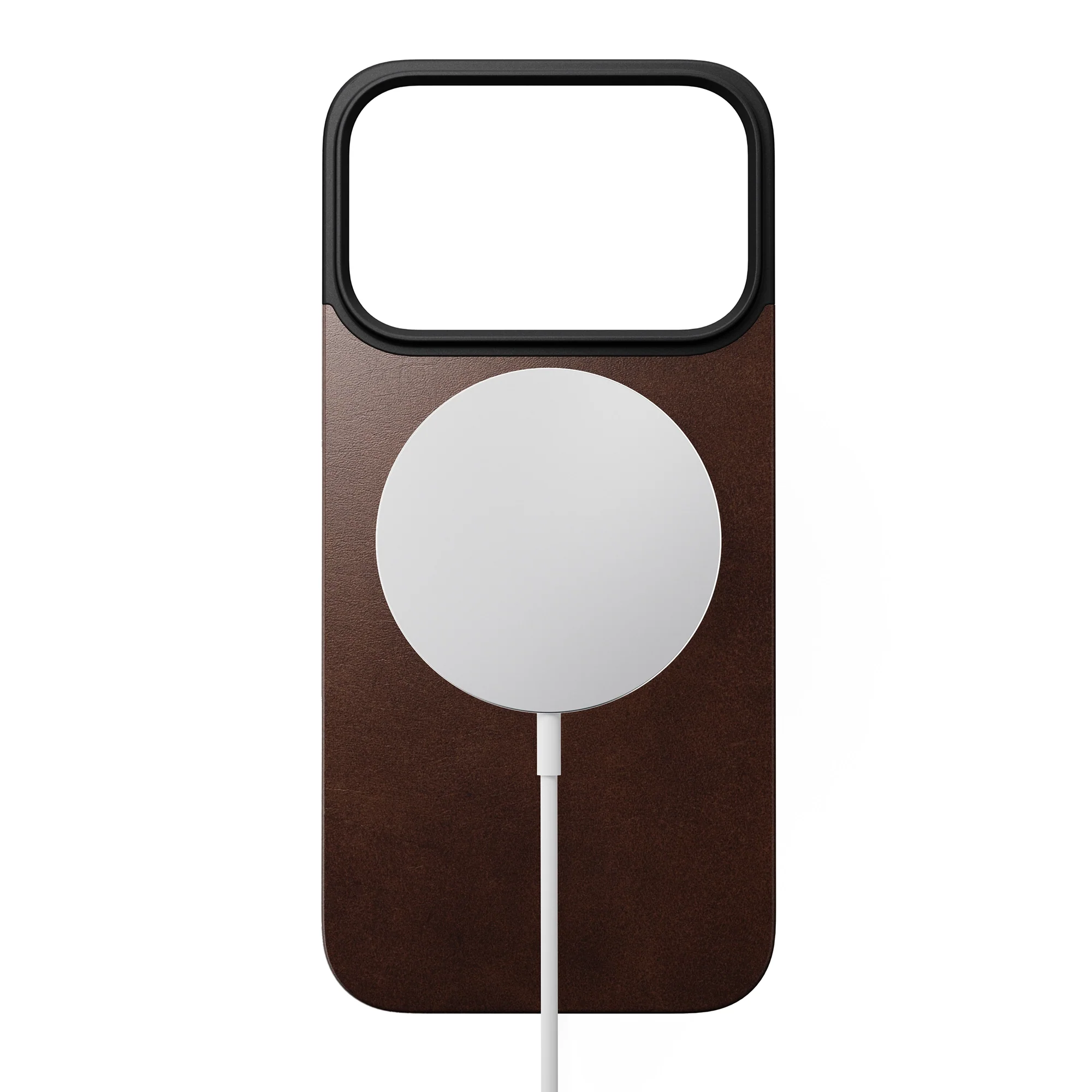 Nomad Magnetic Horween leather back iPhone 17 Pro - Image 11