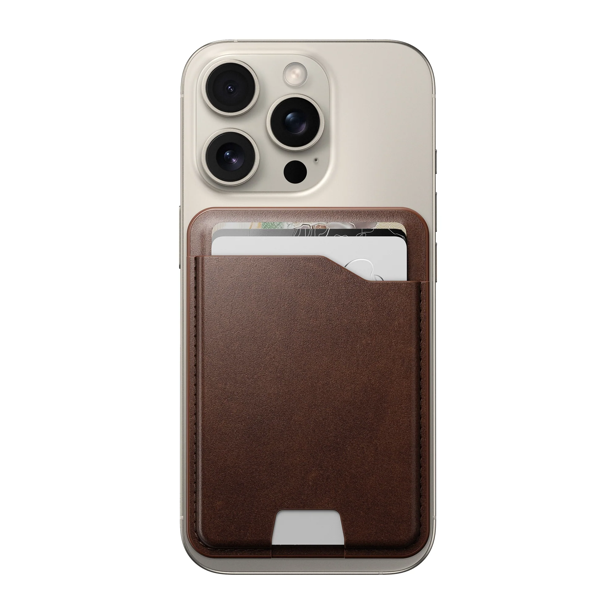 Nomad Magsafe Horween leather card wallet with Find My - Image 12