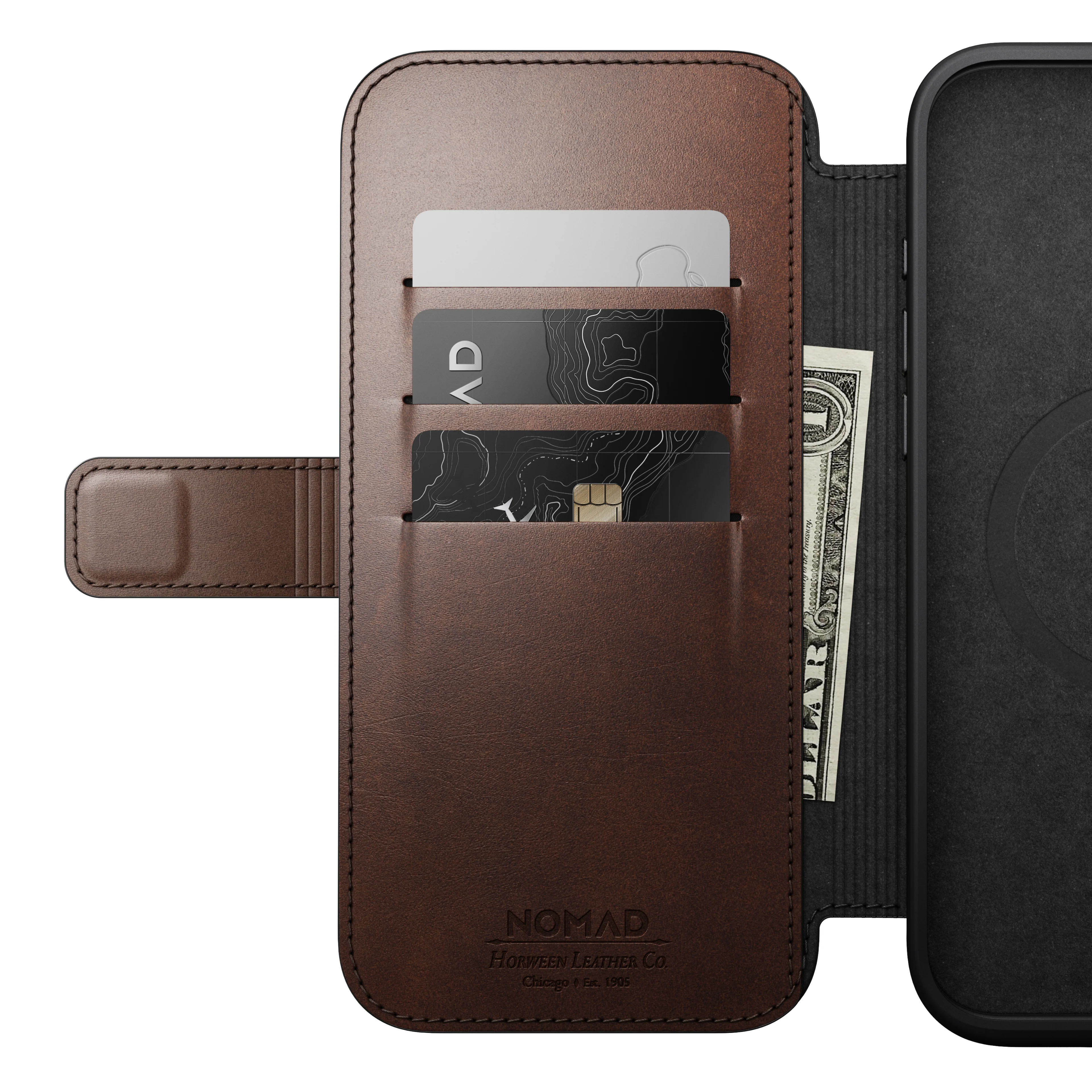 Nomad Modern Horween leather folio iPhone 16 Pro Max - Image 14