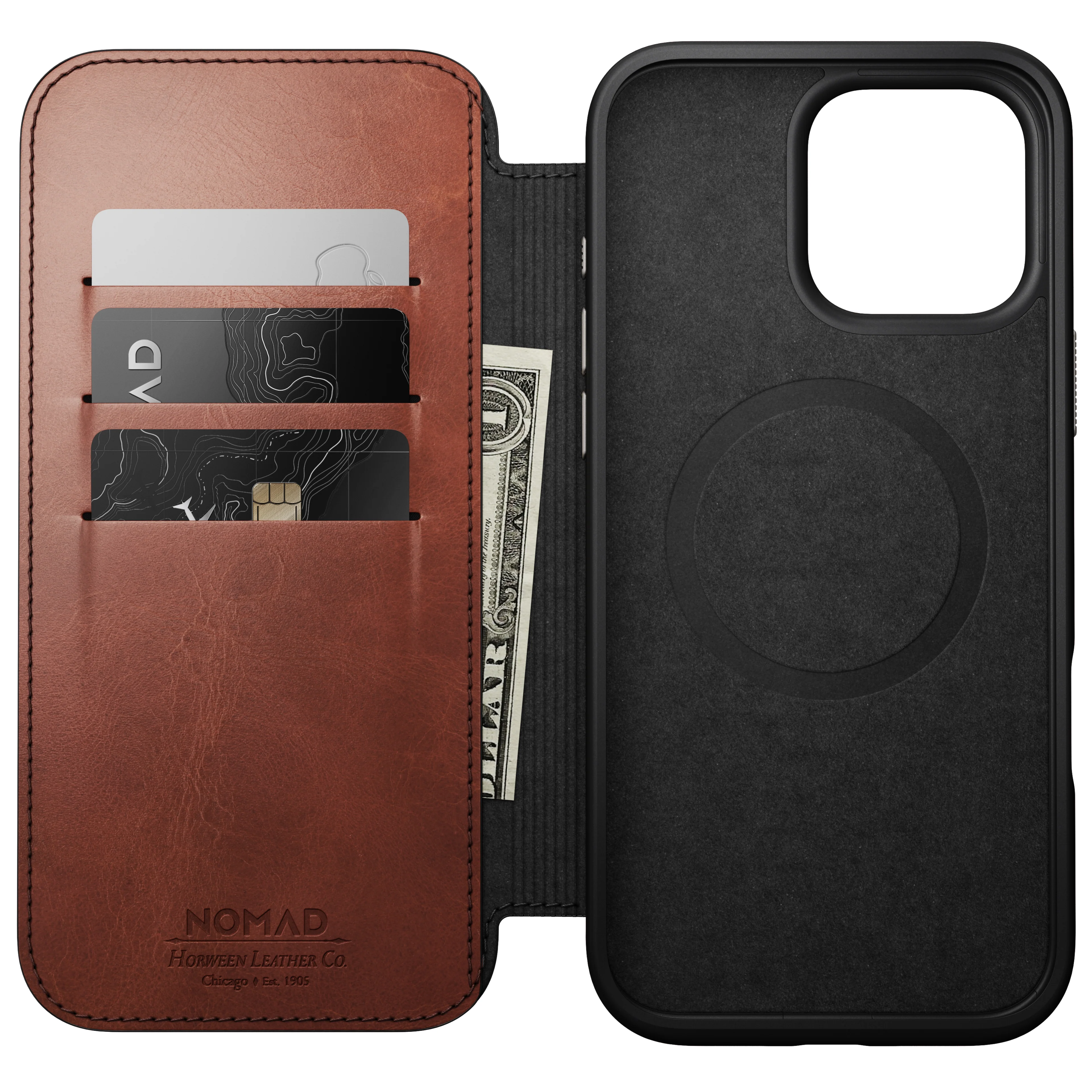 Nomad Modern Horween leather folio iPhone 16 Pro Max - Image 27