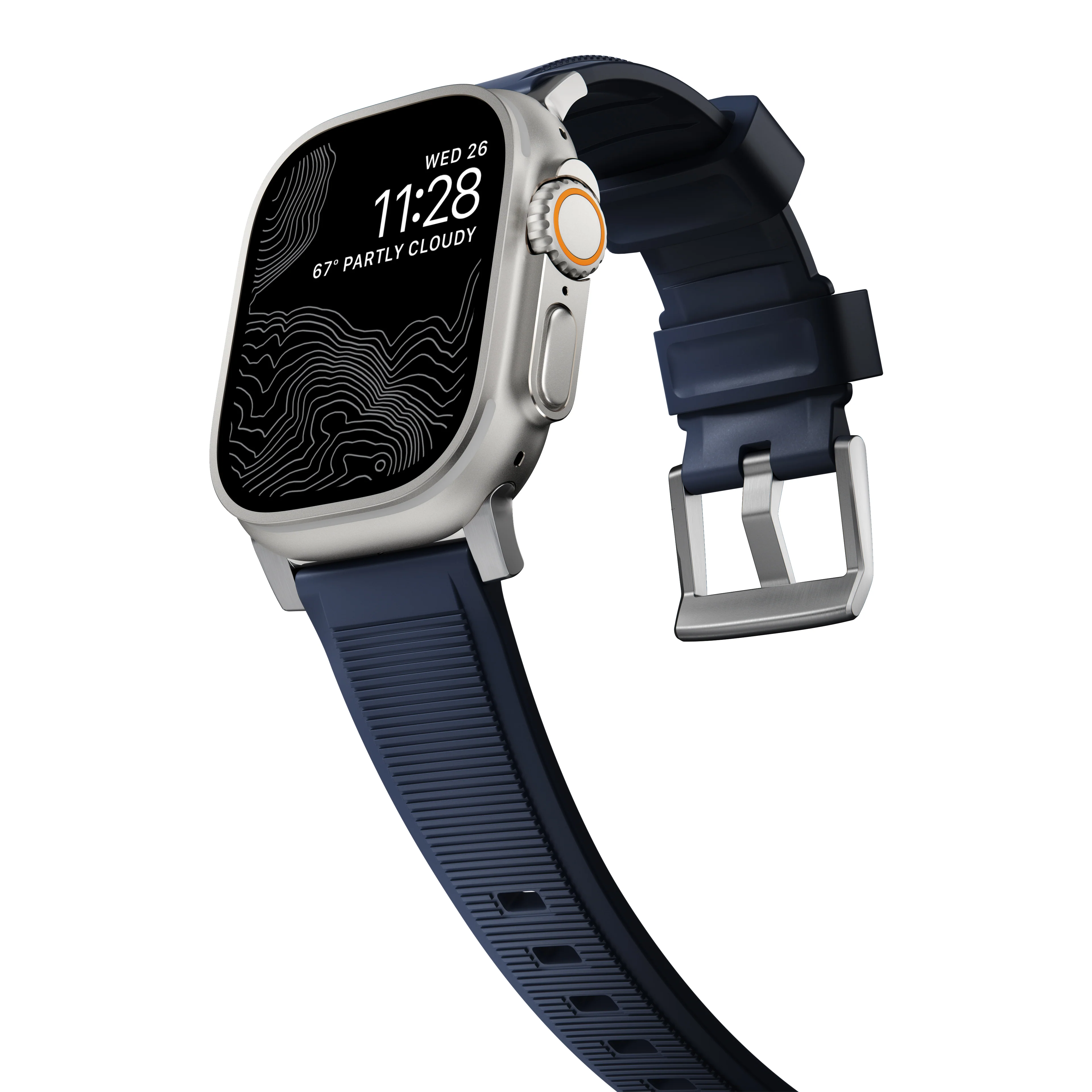 Nomad Rugged band / silver hardware (45-49mm) - Image 10