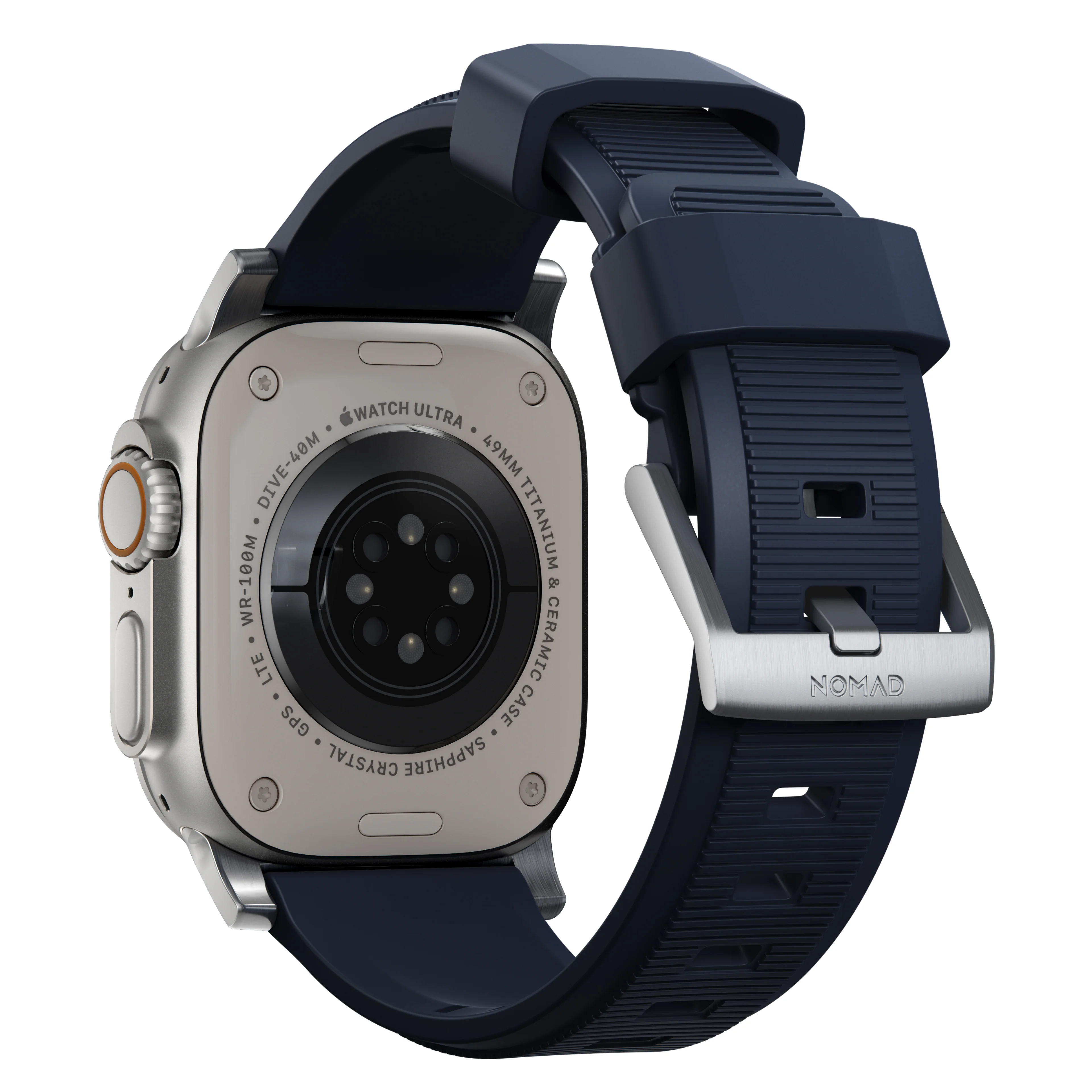 Nomad Rugged band / silver hardware (45-49mm) - Image 11
