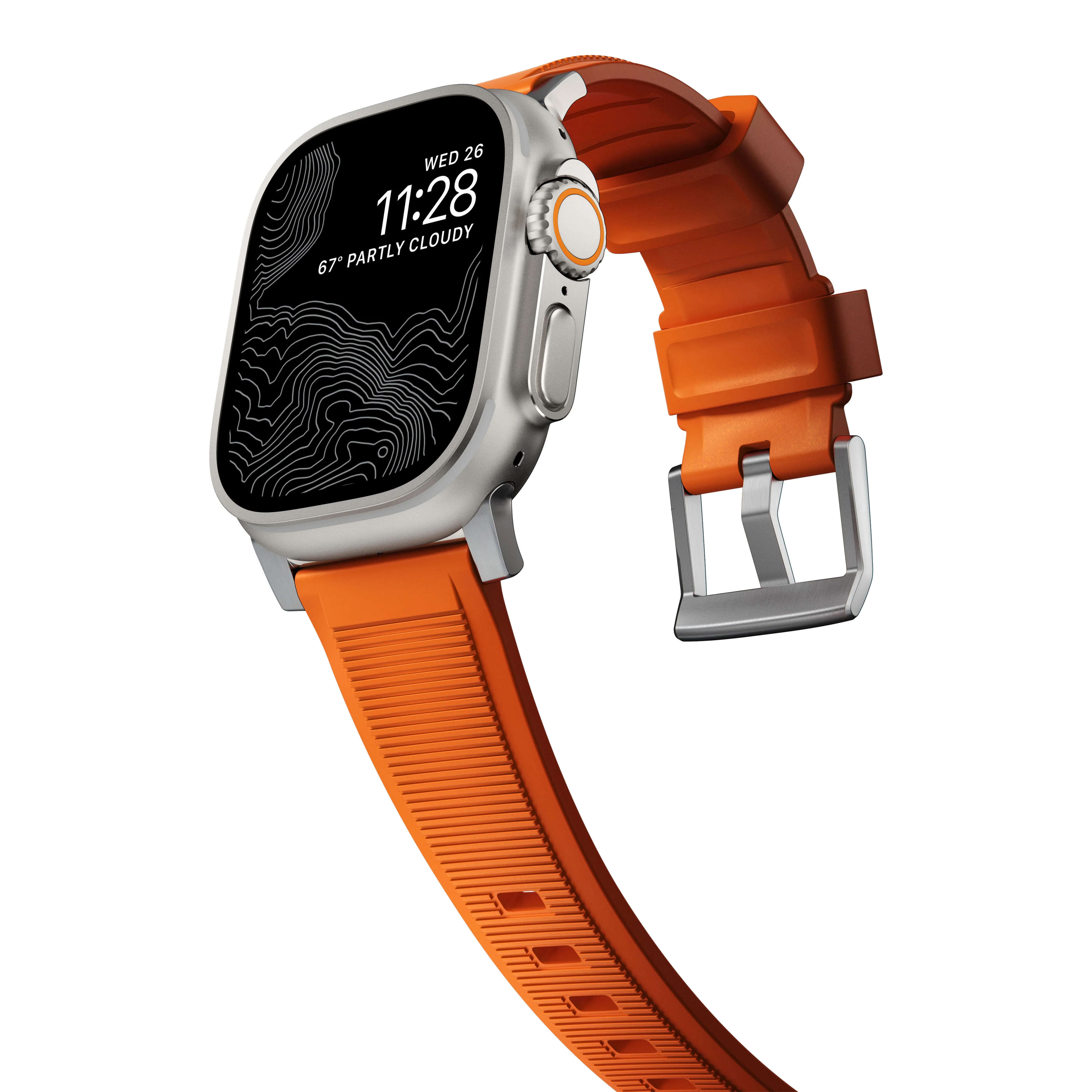Nomad Rugged band / silver hardware (45-49mm) - Image 21