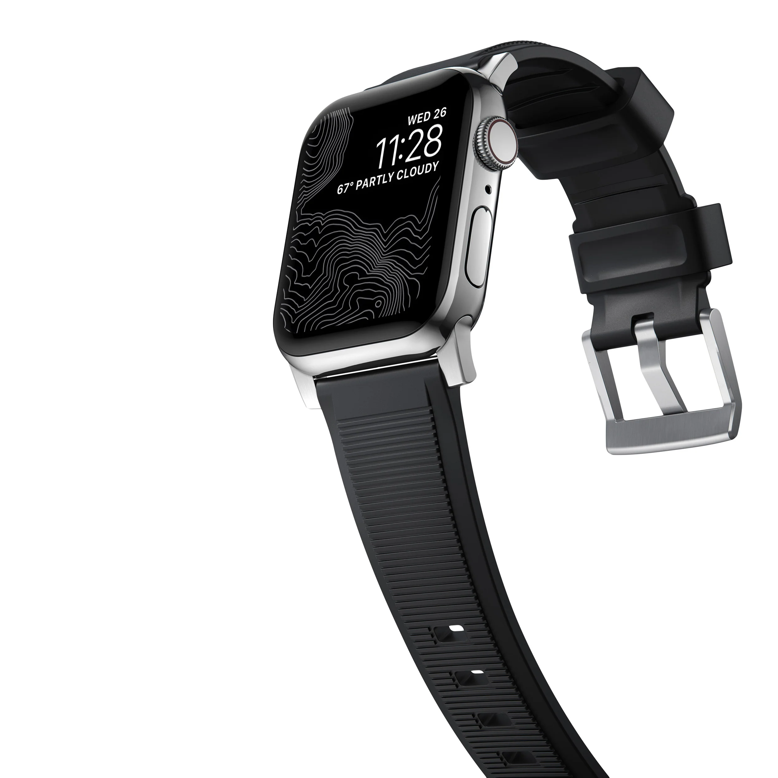 Nomad Rugged band / silver hardware (45-49mm) - Image 5