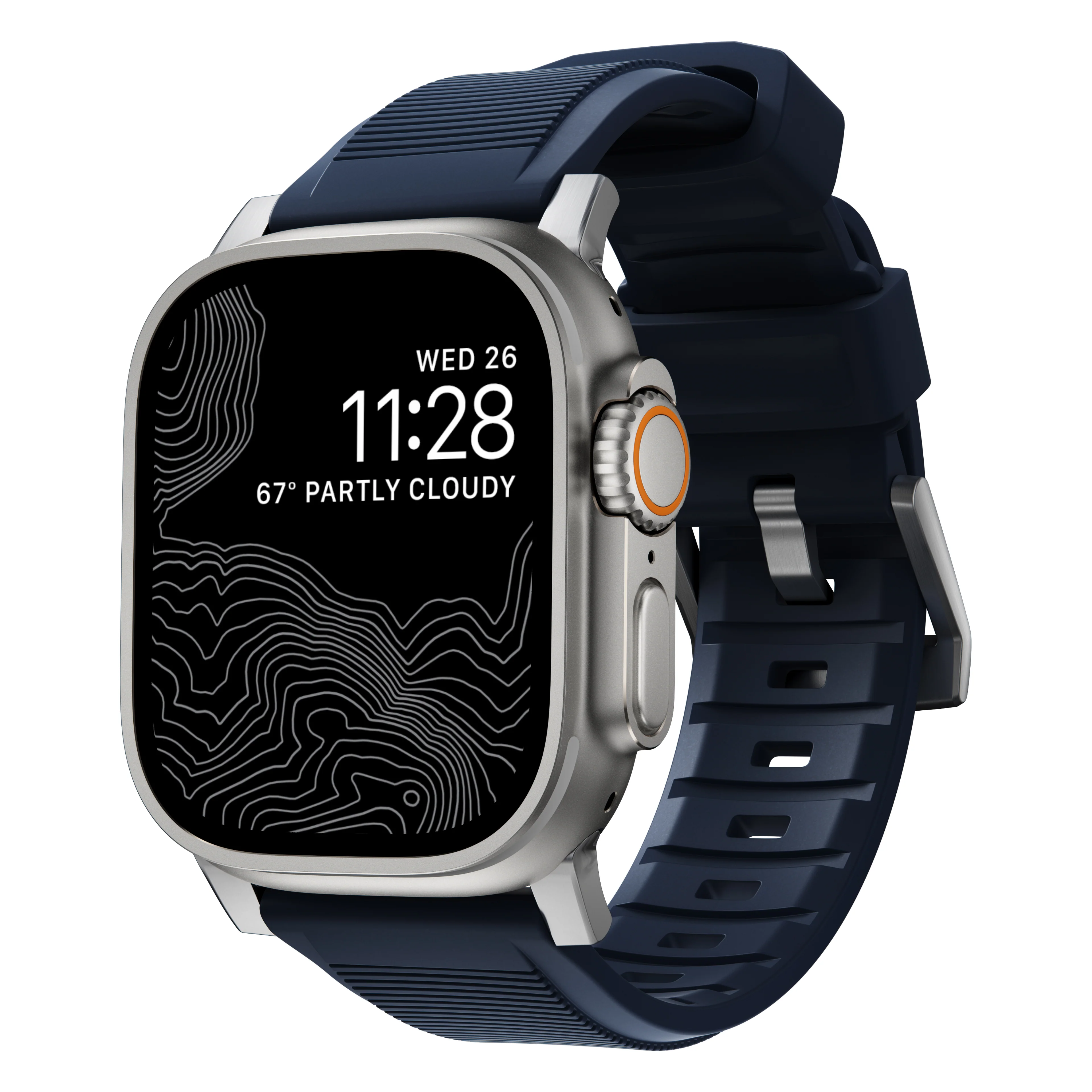 Nomad Rugged band / silver hardware (45-49mm) - Image 9