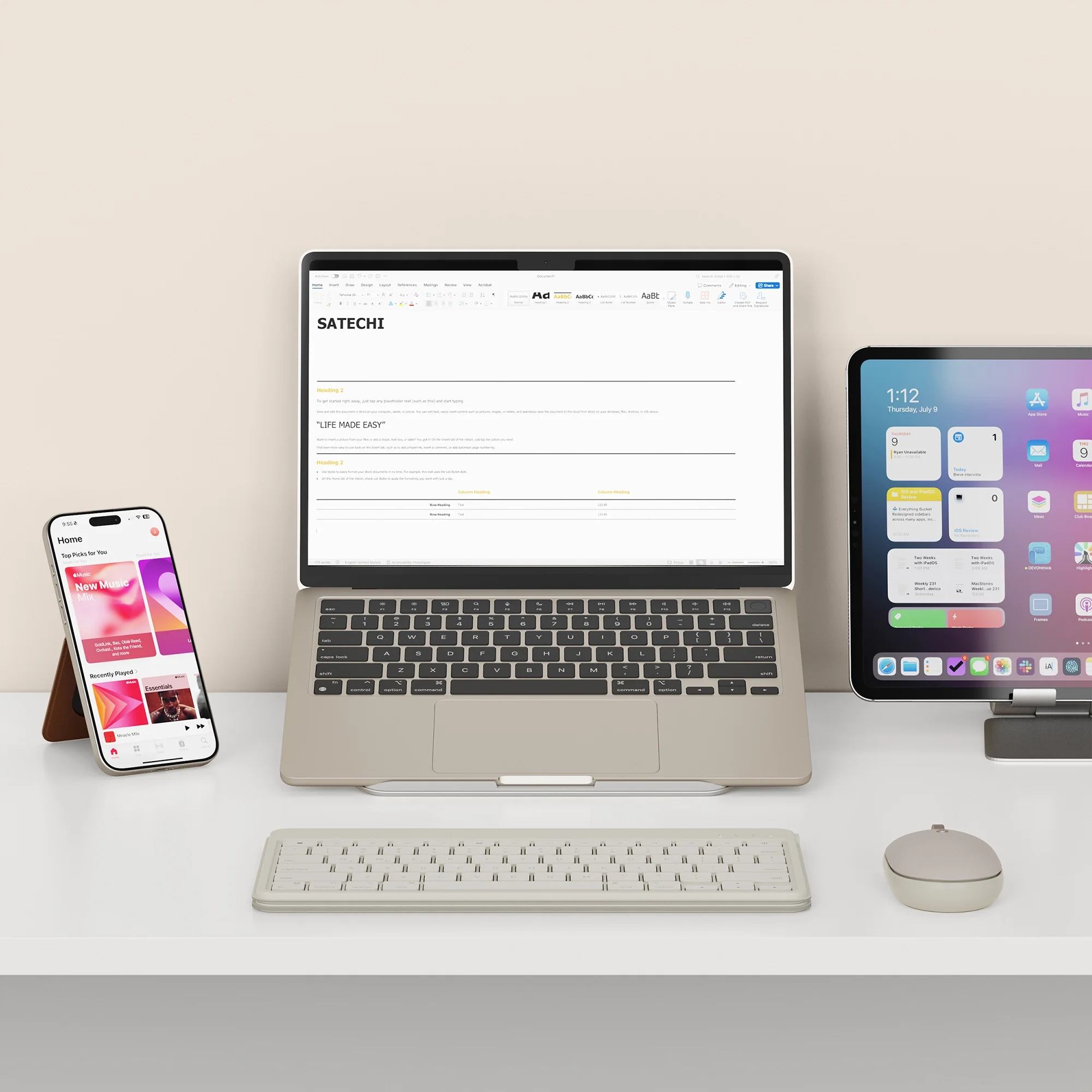 Satechi OntheGo wireless keyboard with stand - Image 10