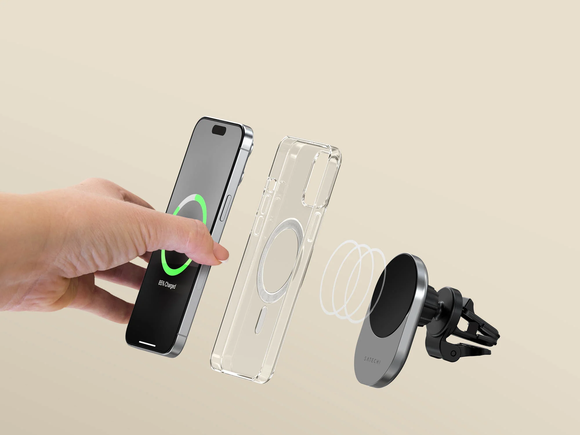 Satechi Qi2 Wireless car charger - Image 6