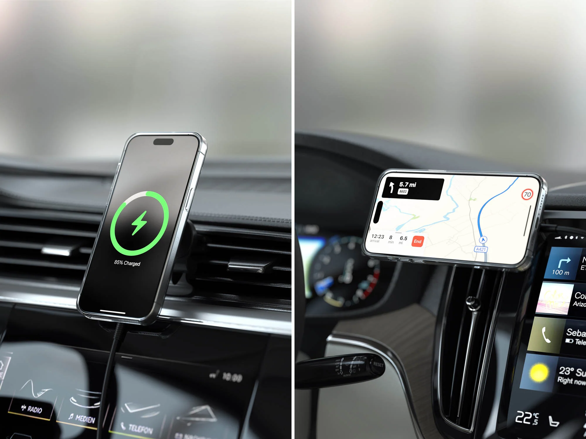 Satechi Qi2 Wireless car charger - Image 8