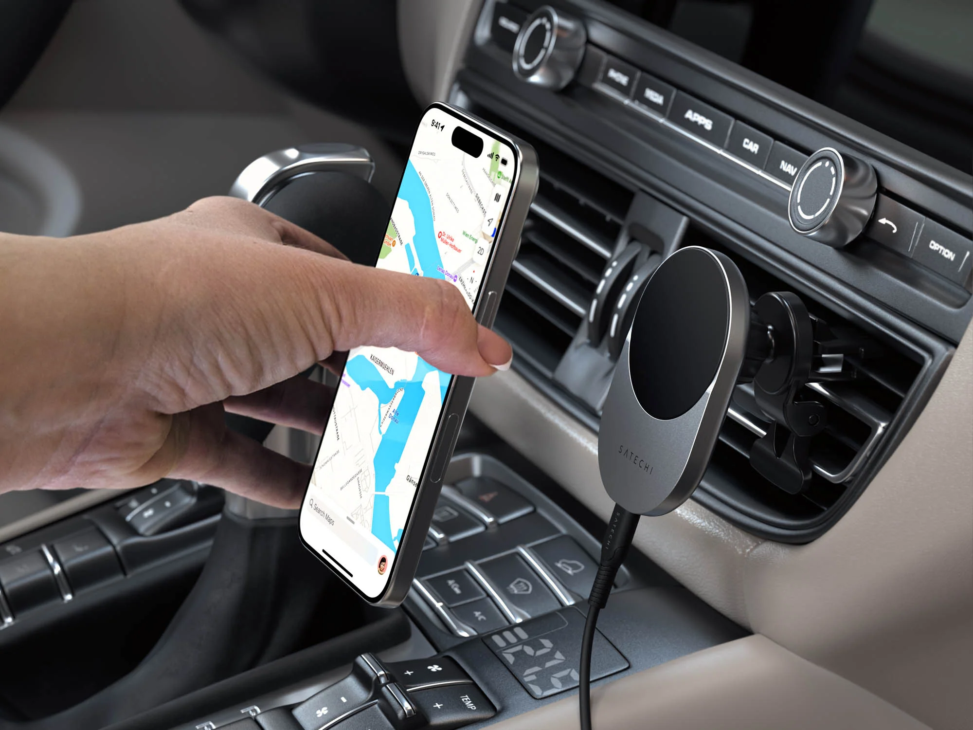 Satechi Qi2 Wireless car charger - Image 9