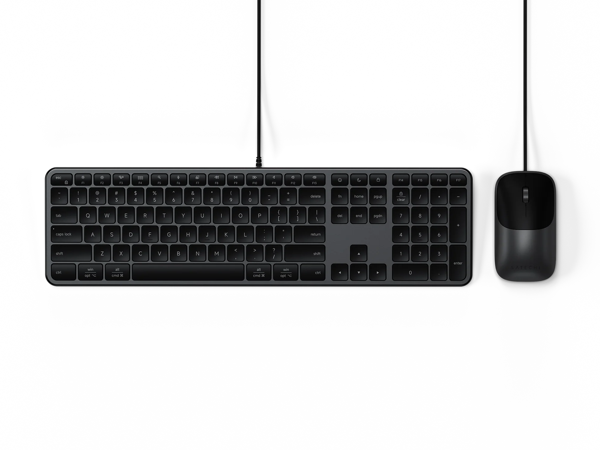 Satechi Slim CLX3 wired mouse & keyboard combo - Image 3