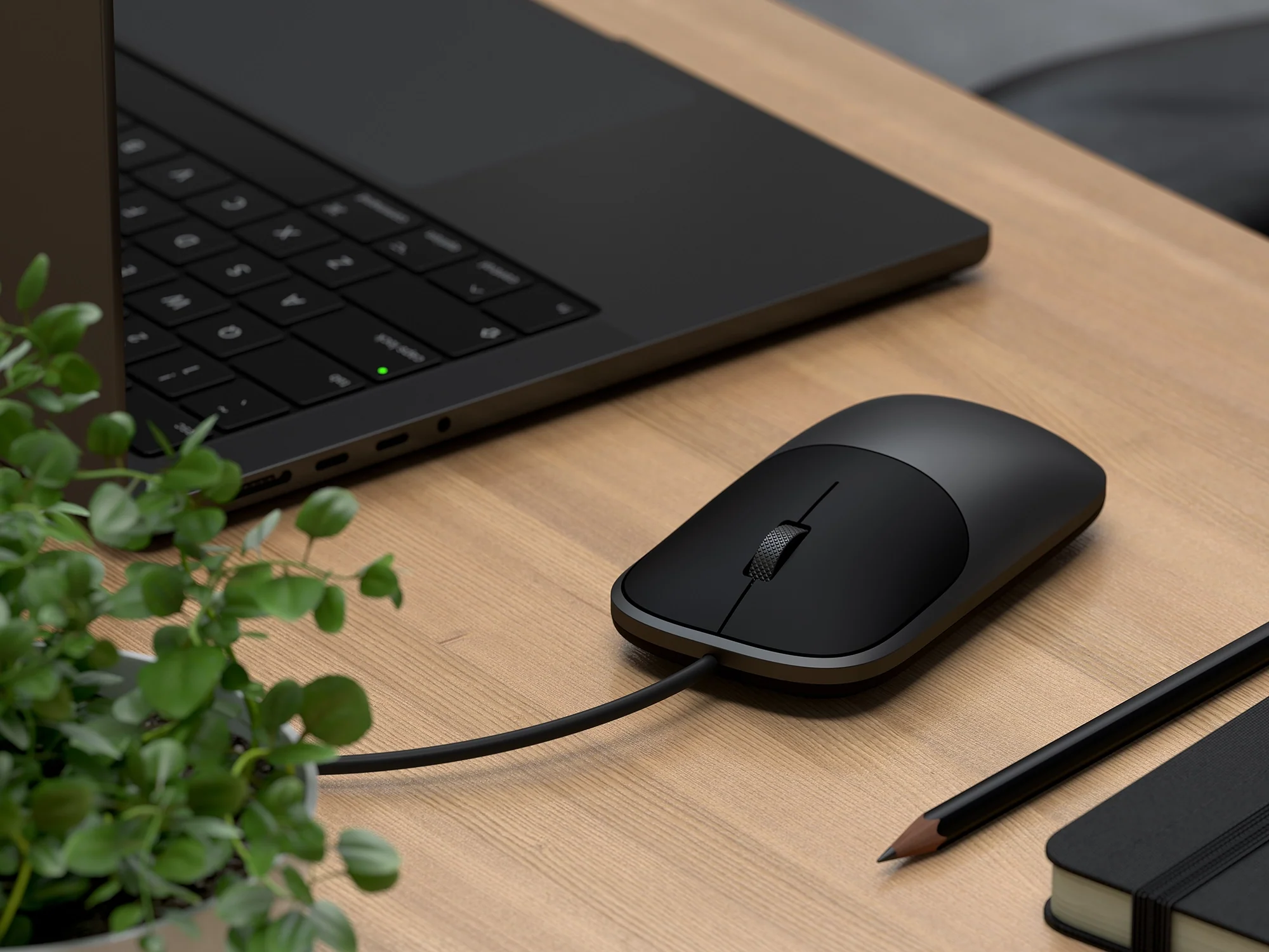 Satechi Slim LX wired mouse - Image 24