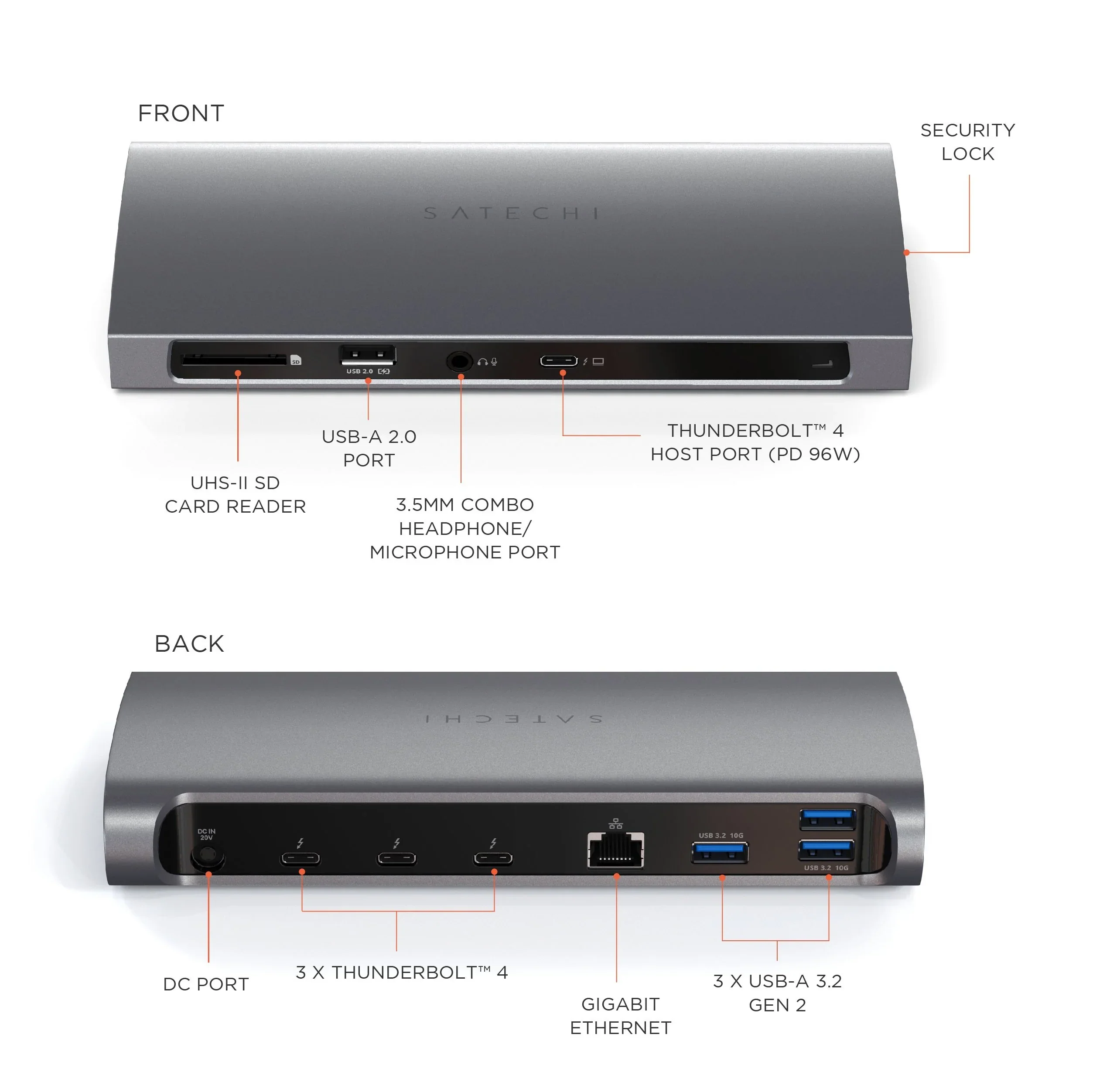Satechi Thunderbolt 4 dock EU - Image 5