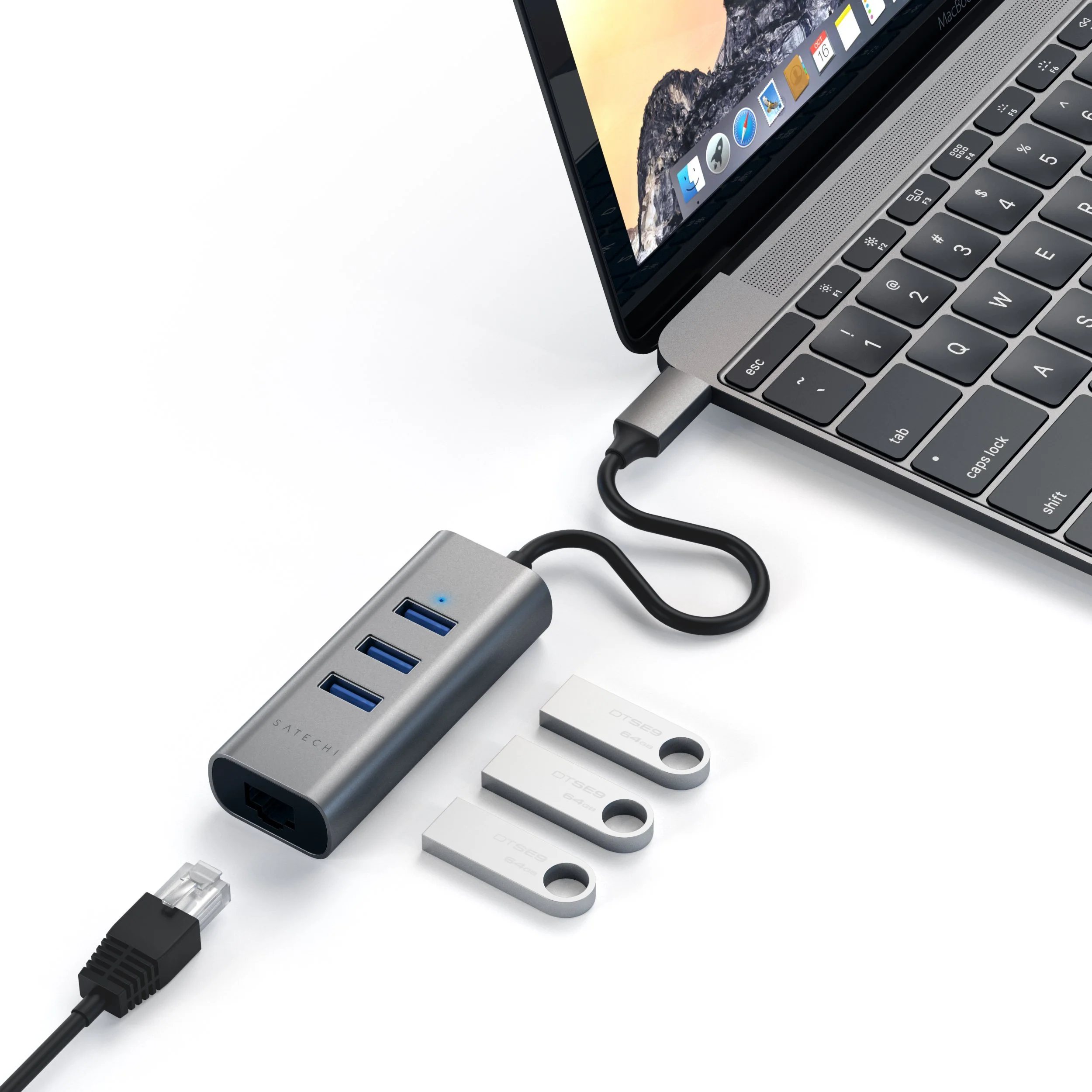 Satechi USB-C 2-in-1 hub (ethernet) - Image 5