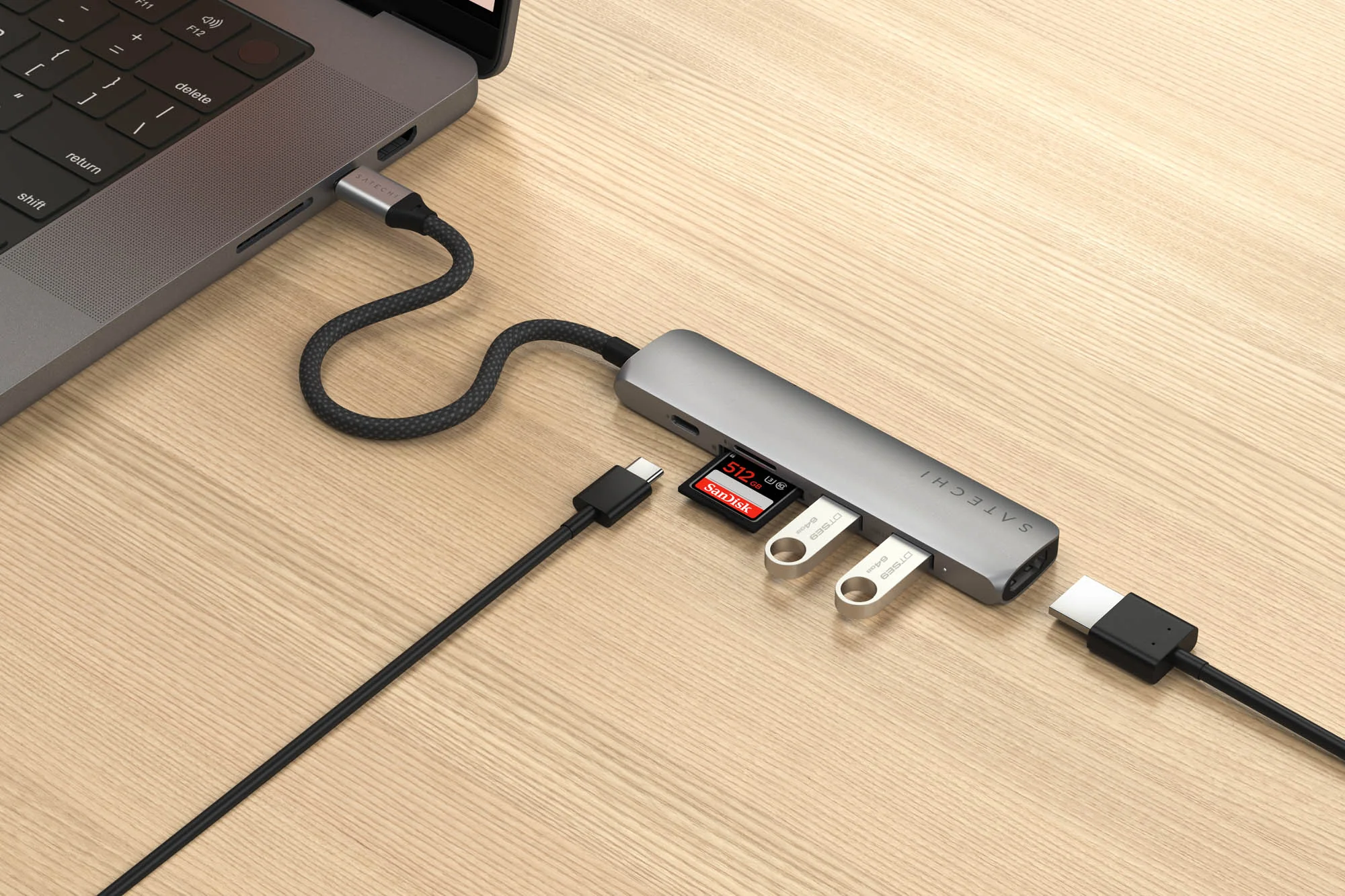 Satechi USB-C 6-in-1 Slim multiport adapter (4K) - Image 14