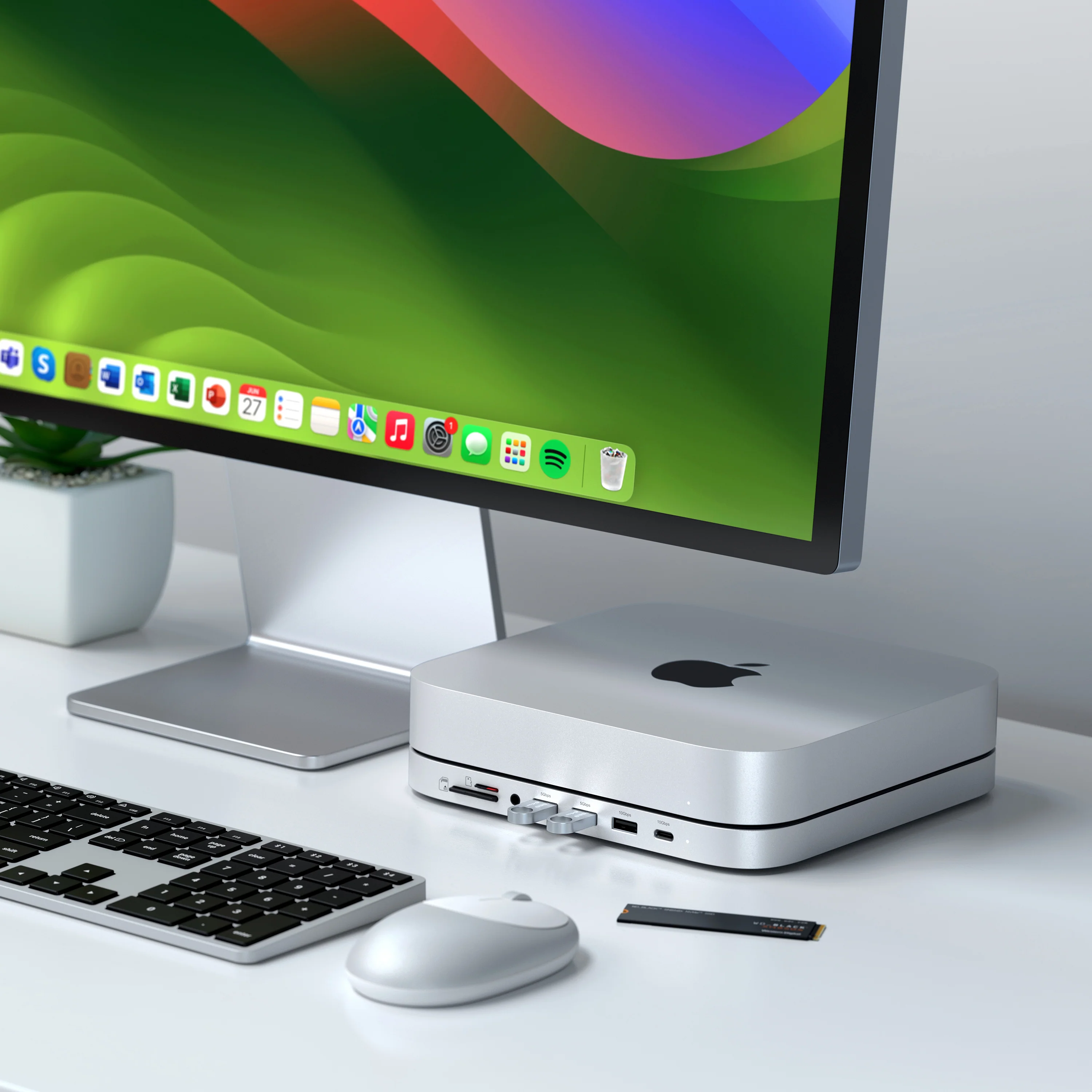 Satechi USB-C Stand/hub Mac mini/Studio (SSD) - Image 6